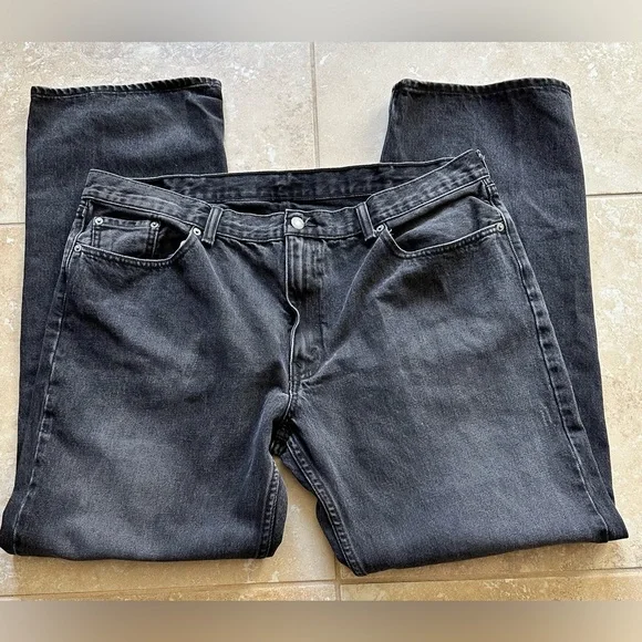 Levi's Jeans Levis 55 Jeans S4096 Black Distressed Denim